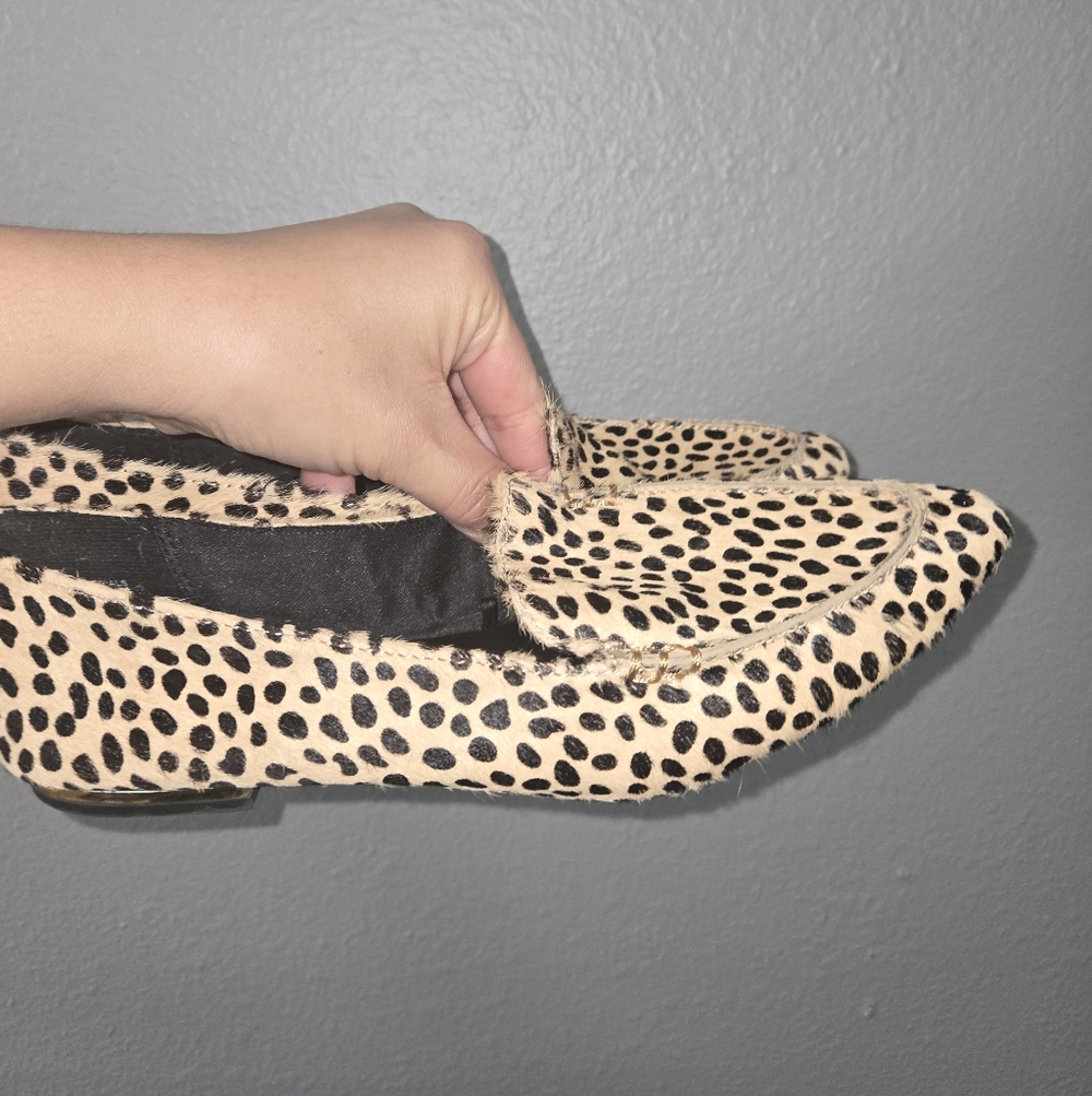 Express Black and Tan Animal Print Leopard Shoes Size 8